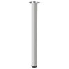 Pata Regulable 710mm Ø60mm Aluminio Mate