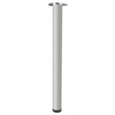 Pata Regulable 710mm Ø60mm Aluminio Mate