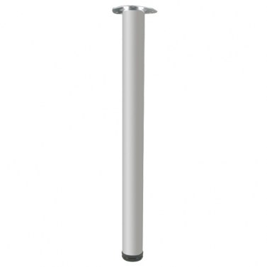 Pata Regulable 710mm Ø60mm Aluminio Mate