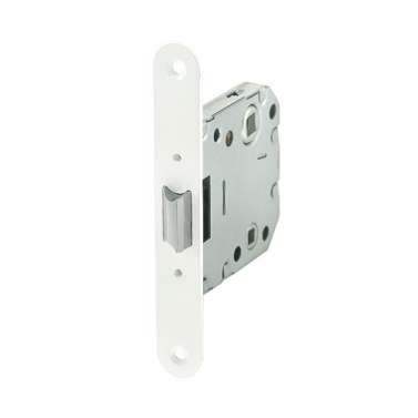 Picaportes - Picaporte Unificado PU-47 Canto Redondo Blanco