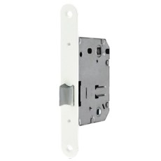 Picaportes - Picaporte Unificado PU-70 Canto Redondo Blanco