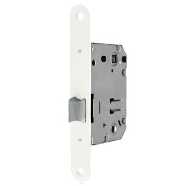 Picaportes - Picaporte Unificado PU-70 Canto Redondo Blanco