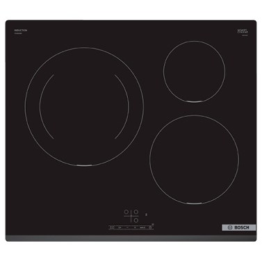 Placas de inducción - BOSCH Encimera Inducción PUJ631BB5E 3 Zonas Negro