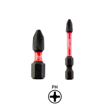 Consumibles para herramientas - Punta Phillips Shockwave PH MILWAUKEE