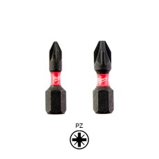 Consumibles para herramientas - Punta Pozidriv CD Shockwave PZ MILWAUKEE