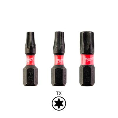 Consumibles para herramientas - Punta Torx CD Shockwave TX MILWAUKEE