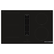 Placas de inducción - BOSCH Encimera Combi Inducción con Extractor PVS811B16E 4 Zonas Cristal Negro