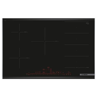 Placas de inducción - BOSCH Encimera Flex Inducción PXV875DV1E 4 Zonas Negro