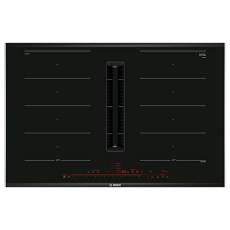Placas de inducción - BOSCH Encimera Flex Inducción con Extractor PXX875D67E 4 Zonas Cristal Negro