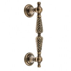 Manillones con roseta - Manillón con Roseta Relieve 230 mm Cuero