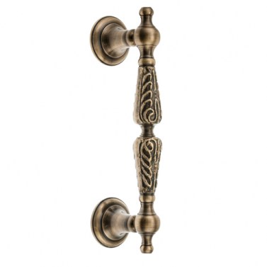 Manillones con roseta - Manillón con Roseta Relieve 230 mm Cuero