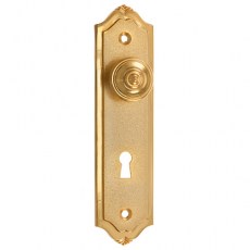 Tirador Armario con Bocallave R-15 Baño Oro Grafilado