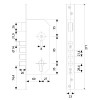 Cerradura Seguridad R200B E60 Inox Sin Cilindro