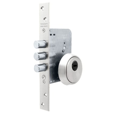Cerradura Seguridad R201B Sin Pestillo E50 Inox