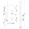 Cerradura Seguridad R20B E50 Esmaltado Dorado