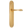 Manivelas con placa - Juego Manivelas con Placa R-25 Baño Oro Grafilado