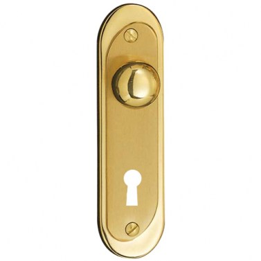 Tirador Armario con Bocallave R-25 Oro Grafilado