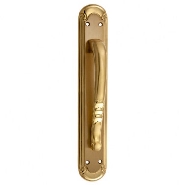 Manillones con placa - Manillón con Placa R-35 Dorado Brillo y Satinado