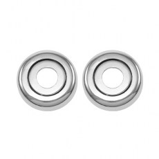 Juego Rosetas Muletilla D35 Cromo Brillo