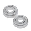 Juego Rosetas Muletilla D35 Cromo Mate