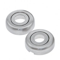 Juego Rosetas Muletilla D35 Cromo Mate