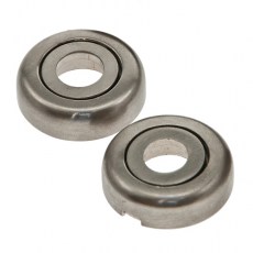 Juego Rosetas Muletilla D35 Níquel Satinado