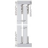Corredera puerta interior - Juego Accesorios ROLL45