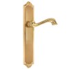 Juego Manivelas con Placa R-45 Dorado Brillo y Mate