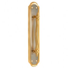 Manillones con placa - Manillón con Placa R-95 Oro y Platino Satinado