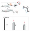 Bisagras Varias - Perfil Rincobasic40 897 mm Plata Mate