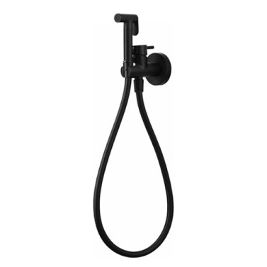 IMEX Grifo Empotrado Bidé MUNICH Negro Mate