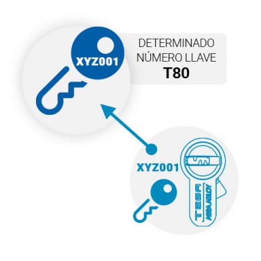 Recargo a un Número Determinado de Llave T80
