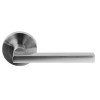 Manivelas con roseta - Juego Manivelas con Roseta Rental Aluminio Níquel Satinado