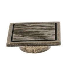 Pomos mueble - Pomo Cuadrado 40x40 mm Cuero
