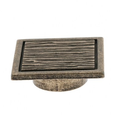 Pomos mueble - Pomo Cuadrado 40x40 mm Cuero