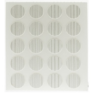 Herraje para mueble - Cartón 100 Tapones Diámetro 13 mm Pino Cervino