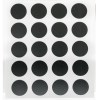 Herraje para mueble - Cartón 100 Tapones Diámetro 13 mm Antracita
