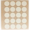 Herraje para mueble - Cartón 100 Tapones Diámetro 13 mm Beige