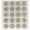 Herraje para mueble - Cartón 100 Tapones Diámetro 13 mm Lino 0 Claro