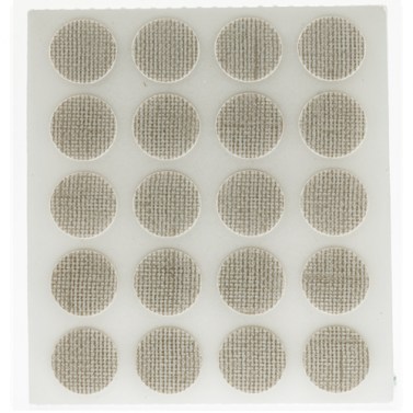 Herraje para mueble - Cartón 100 Tapones Diámetro 13 mm Lino 0 Claro