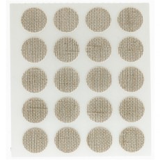 Herraje para mueble - Cartón 100 Tapones Diámetro 13 mm Lino 1 Claro