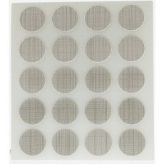 Herraje para mueble - Cartón 100 Tapones Diámetro 13 mm Lino 2 Medio