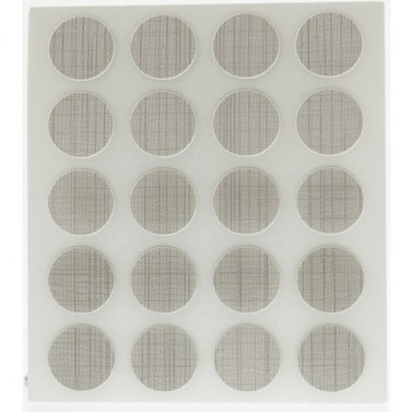 Herraje para mueble - Cartón 100 Tapones Diámetro 13 mm Lino 2 Medio