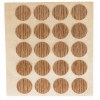 Herraje para mueble - Cartón 100 Tapones Diámetro 13 mm Roble Cocina