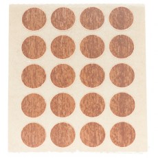 Herraje para mueble - Cartón 100 Tapones Diámetro 13 mm Sapelly