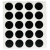 Herraje para mueble - Cartón 100 Tapones Diámetro 13 mm Wengue