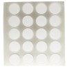Herraje para mueble - Tapón Adhesivo Ø20 mm 60 Unidades Blanco