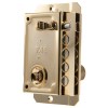 Cerradura Sobreponer S90 B70 Dorado Derecha