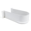 Salva Sifón Curvo Plástico Blanco
