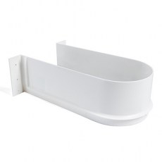 Salva Sifón Curvo Plástico Blanco
